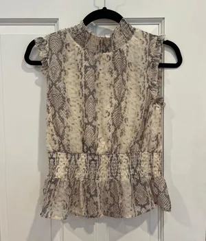 TJ Maxx Japan Snakeskin Top thumbnail 1