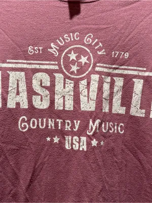 Nashville t shirt. Large thumbnail 2