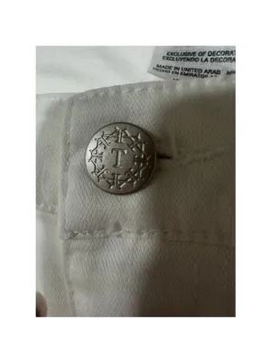 Thalia Sodi White Straight Leg Jeans 20W thumbnail 7