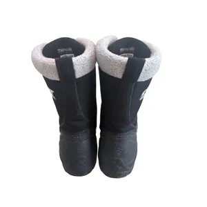 SOREL Cumberland Black Insulated Snow Winter Boots Size 8‎ Shearling Lace Up thumbnail 3