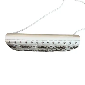 Vintage La Regale Beaded Satin Evening Bag Cream Brown Artsy‎ Fairycore Ethereal thumbnail 7