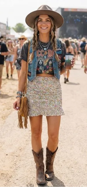 FOR LOVE & LEMONS RALEIGH FLOWER PRINT SHIRRED SKIRT SizE M thumbnail 1