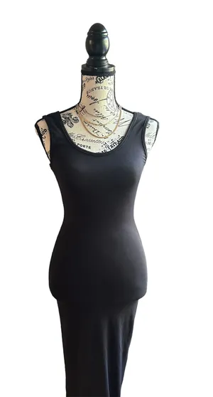 NWT Black Maxi Dress Size M thumbnail 2