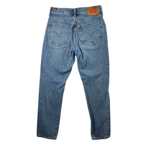 Levis 501 Original 150th Jeans Heart Patch Blue Denim W25 L30 High Rise Straight thumbnail 2