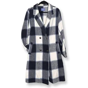 Cavalini Button Down Tartan Coat Sz 3X thumbnail 3