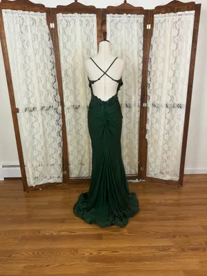 Gorgeous Green Sparkling Mermaid Prom/Pageant Gown thumbnail 7