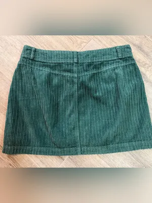 BDG Urban Outfitters Corduroy Skirt Green Women’s Small Preppy Academia Chic thumbnail 2