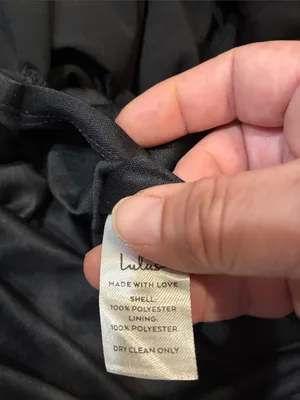 Lulu's Elegant Black V-Neck Maxi Dress with Front Slit thumbnail 9