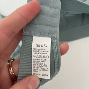 NWOT | Women’s blue gray thin stretchy non-padded buckled adjustable bra — XL‎ thumbnail 5