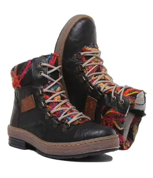 Rieker Felicitas Boots Black Size 8 thumbnail 1