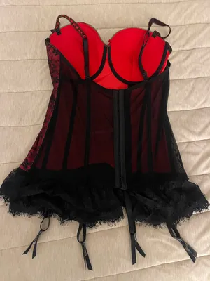 Red Corset Size 2X thumbnail 2