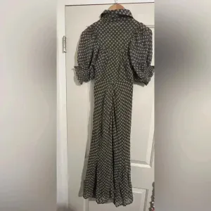 Anthropologie Puff Sleeve Twee‎ Mesh Midi Floral Feminine Dress Cottagecore Boho thumbnail 5