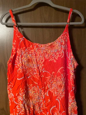 CAbi Coral Floral Scoop-Neck Camisole with Adjustable Straps thumbnail 4