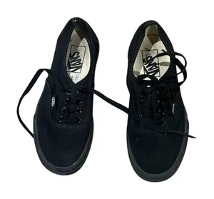Vans Authentic Unisex Sneakers Black Size 6 Low Top Athletic Shoes thumbnail 1