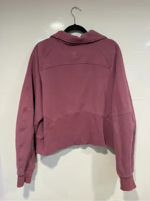Purple Lululemon funnel neck Half-Zip Pullover Sweatshirt thumbnail 3