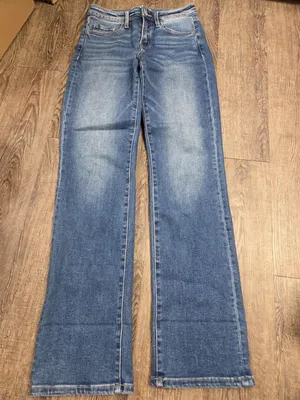 Flying Monkey Young Folks 90's High Rise Vintage Flare Jeans Size 26 thumbnail 1