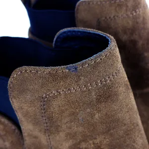DV Dolce Vita Rango Chelsea Boots Womens 8.5 Brown Suede Lug Wedge Heel thumbnail 4