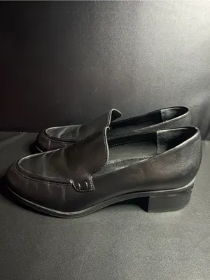 Franco Sarto Black Leather Loafers thumbnail 5