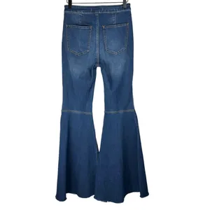 Free People Just Float On Flare Jeans Sz 26 Dark Wash Denim Stretch Western thumbnail 5