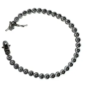 Silver-Tone Bezel-Set Cubic Zirconia Tennis Bracelet thumbnail 8
