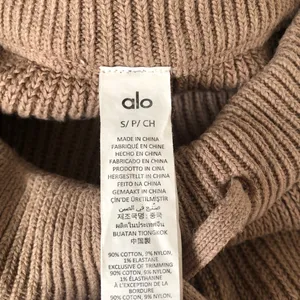 Alo Yoga Domain Rib Knit Sweatpant Gravel S thumbnail 6