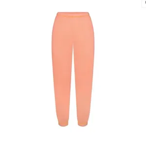 SKIMS Lounge SET French Terry Jogger Cuffed Zip Up Hoodie Orange- Size Large thumbnail 3