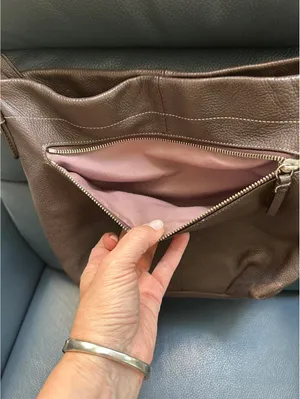 COACH Brown Leather Shoulder Bag thumbnail 5
