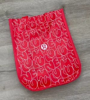 Lululemon Red Reusable Tote Bag thumbnail 1
