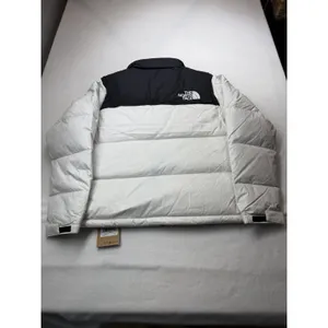 The North Face Women's 1996 Retro Nuptse Puffer 700 Down White Black NWT Medium thumbnail 4