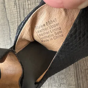 Madewell The Warren Block Heel- Black Leather- Size 7 thumbnail 7
