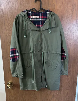 E2 clothing army green jacket thumbnail 1
