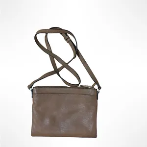 Michael Kors Brown Leather Messenger Bag thumbnail 3