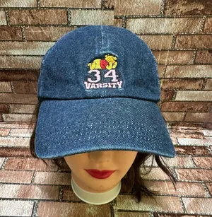 Disney Winnie The Pooh Blue Denim Varsity Cap thumbnail 1
