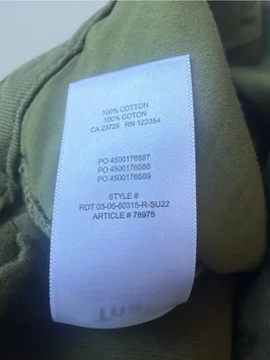 TNA Aritzia Greenwich Pant High-Waisted Carpenter Twill Olive Green Size 8 thumbnail 8