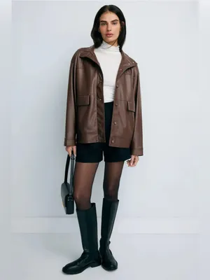Favorite Daughter Margot Faux Leather Jacket thumbnail 3