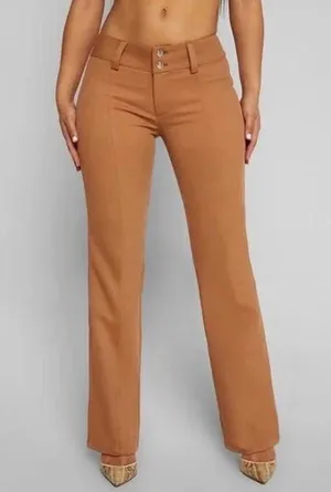 Tiger Mist Tan Twill Trouser Pants thumbnail 2