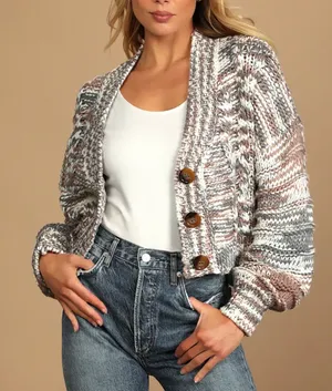 These Three Boutique chunky knit cardigan  thumbnail 1