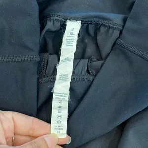 Lululemon Womens High‎ Rise Flat Front Pull-On Wide Leg Crop Pants Black Size 2 thumbnail 7