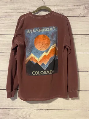 NWOT Steamboat Colorado Long sleeve Tshirt thumbnail 4