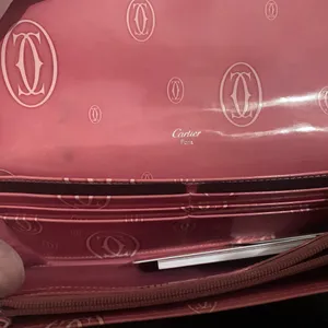 Cartier happy birthday wallet‎ with authentication card Pink thumbnail 9