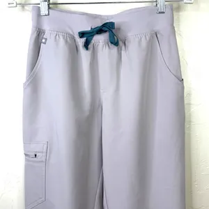 FIGS Zamora Lavender Dew Soft Lilac Technical Collection Jogger Scrub Pants XS thumbnail 3