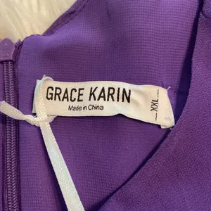 Grace Karin Women’s Dress size XXL long 37” bust 42/44” beautiful purple color thumbnail 6