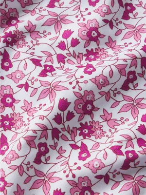 LAKE Pima Crew Long-Short Set in Dahlia Garden Floral Size Small thumbnail 10