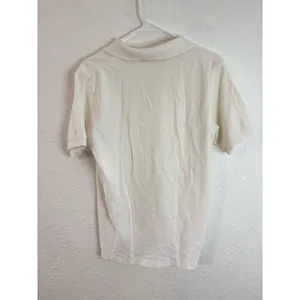 Brooks Brothers Vintage Polo Shirt Womens Size Medium White Logo USA thumbnail 3
