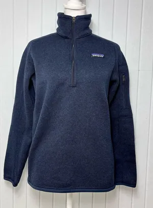 Patagonia Women's Navy Quarter-Zip‎ Fleece size XS thumbnail 1