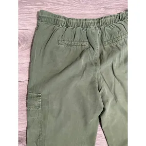 Universal Threads Women Cargo Pants 6 Olive Green Lyocell High RiseUtility Toggle thumbnail 11
