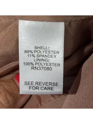 Versona Women’s Camel Sleeveless Longline Blazer Vest Size Medium thumbnail 7