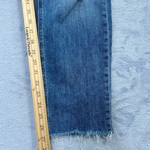 Rag & Bone Dre Low-Rise Boyfriend Marie Womens 32 Denim Blue Distressed‎ Raw Hem thumbnail 10