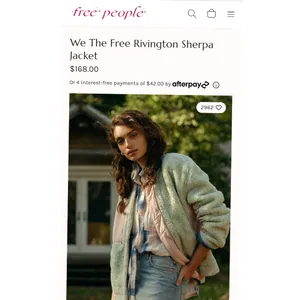 Free People 💯%We The Free Rivington Sherpa Jacket$168.00 thumbnail 12