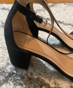 Target Super Cute Black Velvet Heels thumbnail 2